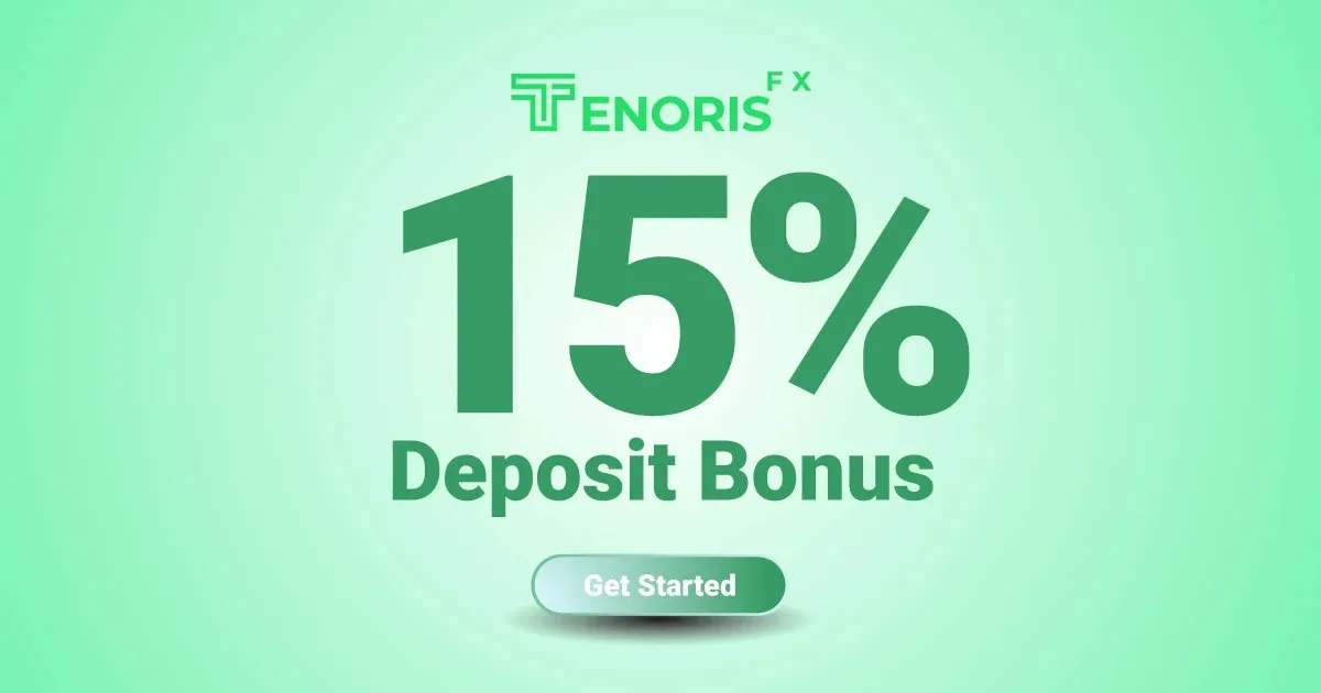 Latest Forex Credit Bonus of 15% offered by Tenoris